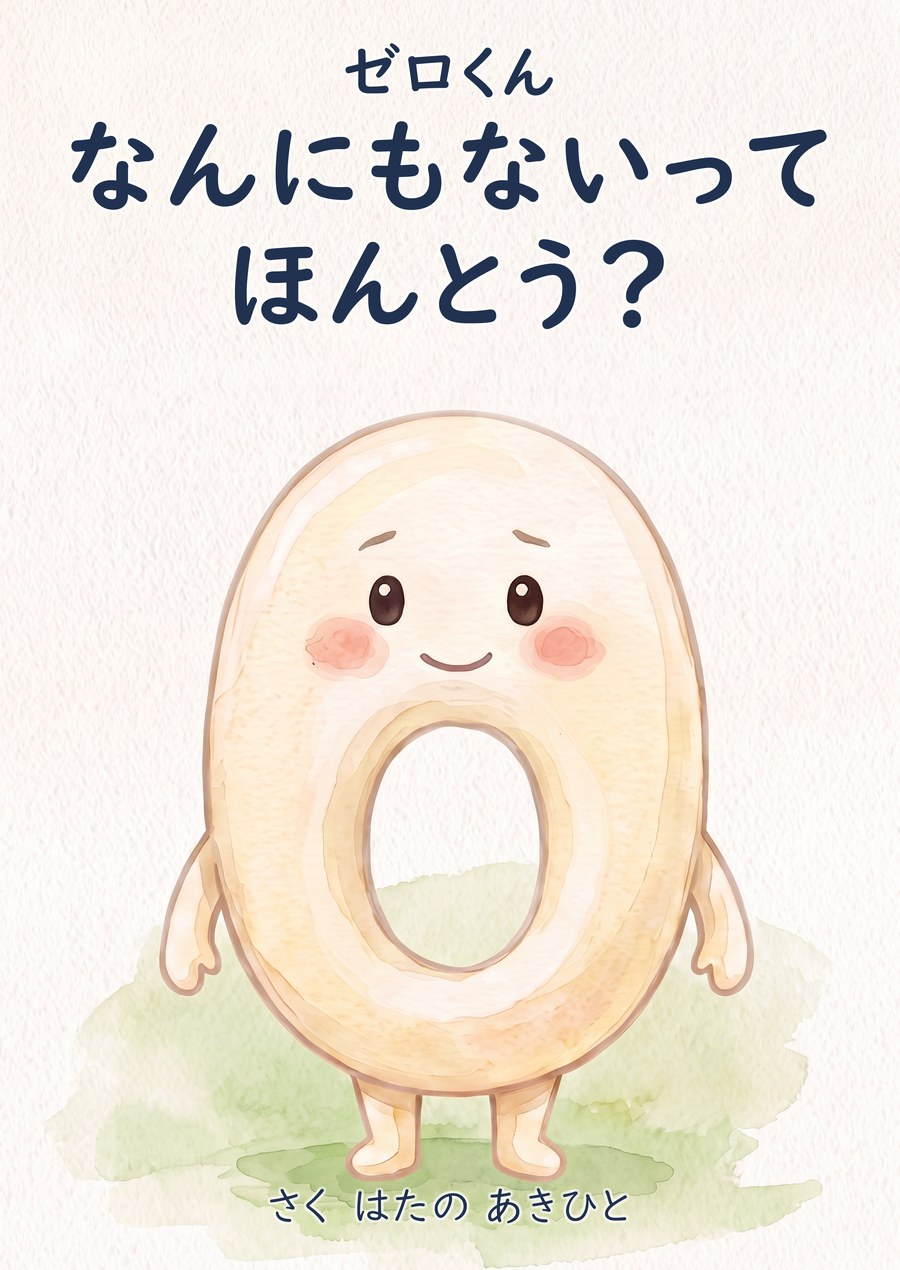 絵本『ゼロくん なんにもないって ほんとう？』の表紙