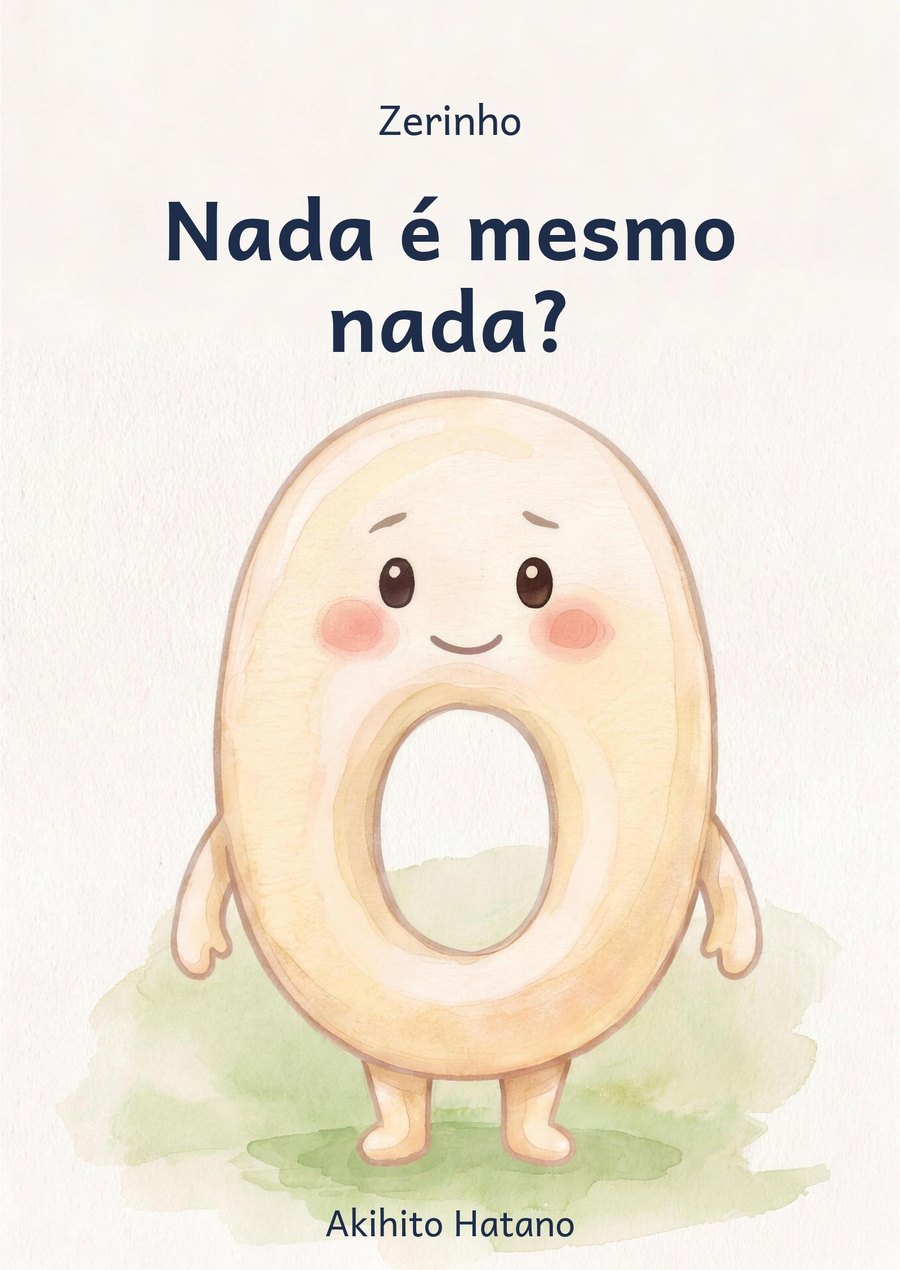 Capa do livro ilustrado Zerinho: Nada é mesmo nada?